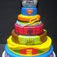 superhero-cake